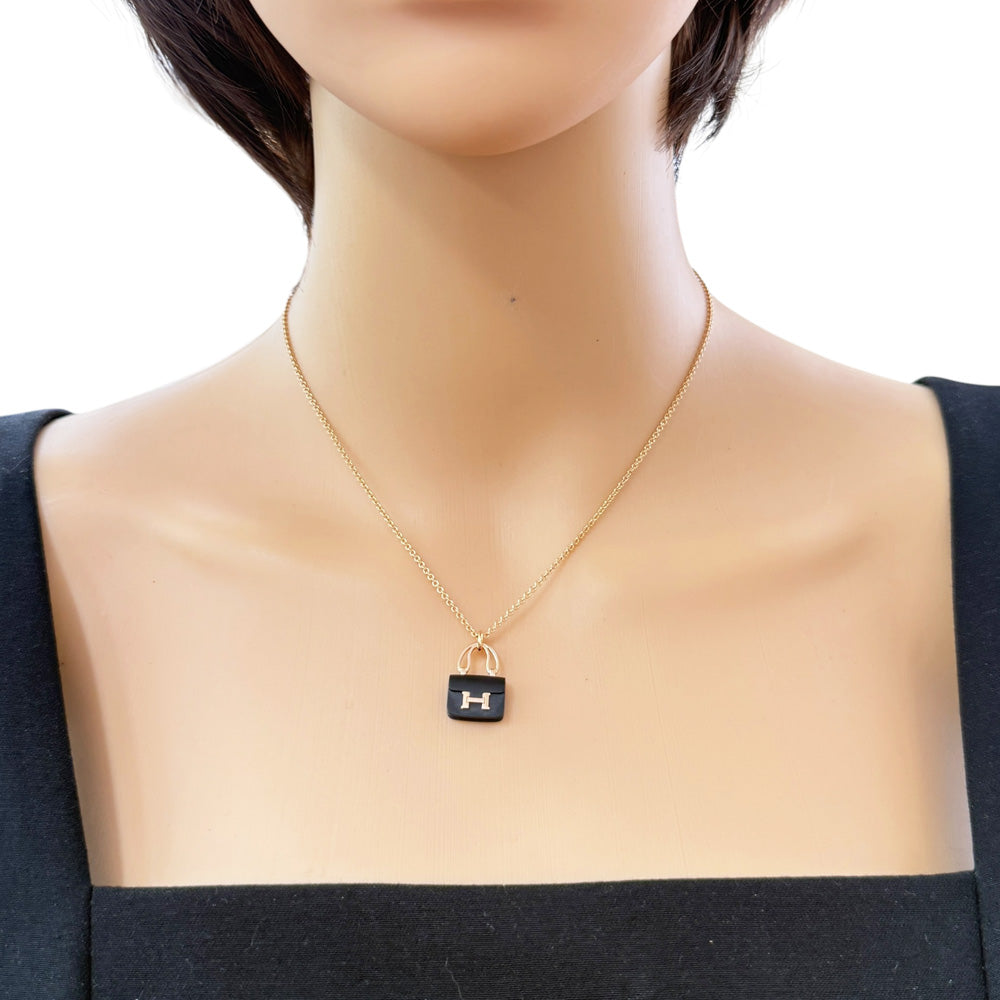 HERMES エルメス コンスタンス ネックレス 18金 K18ピンクゴールド
