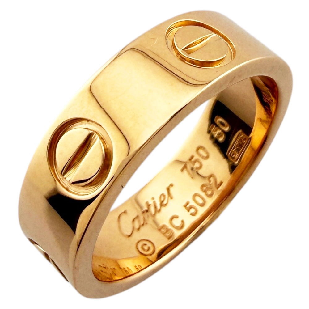 カルティエ リング ラブ 指輪 ラブリング CARTIER K18 10号 18金 K18
