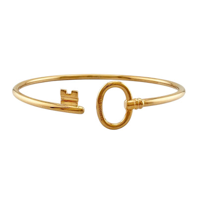 TIFFANY&Co. ティファニー オーバルキー バングル 18金 K18ピンク