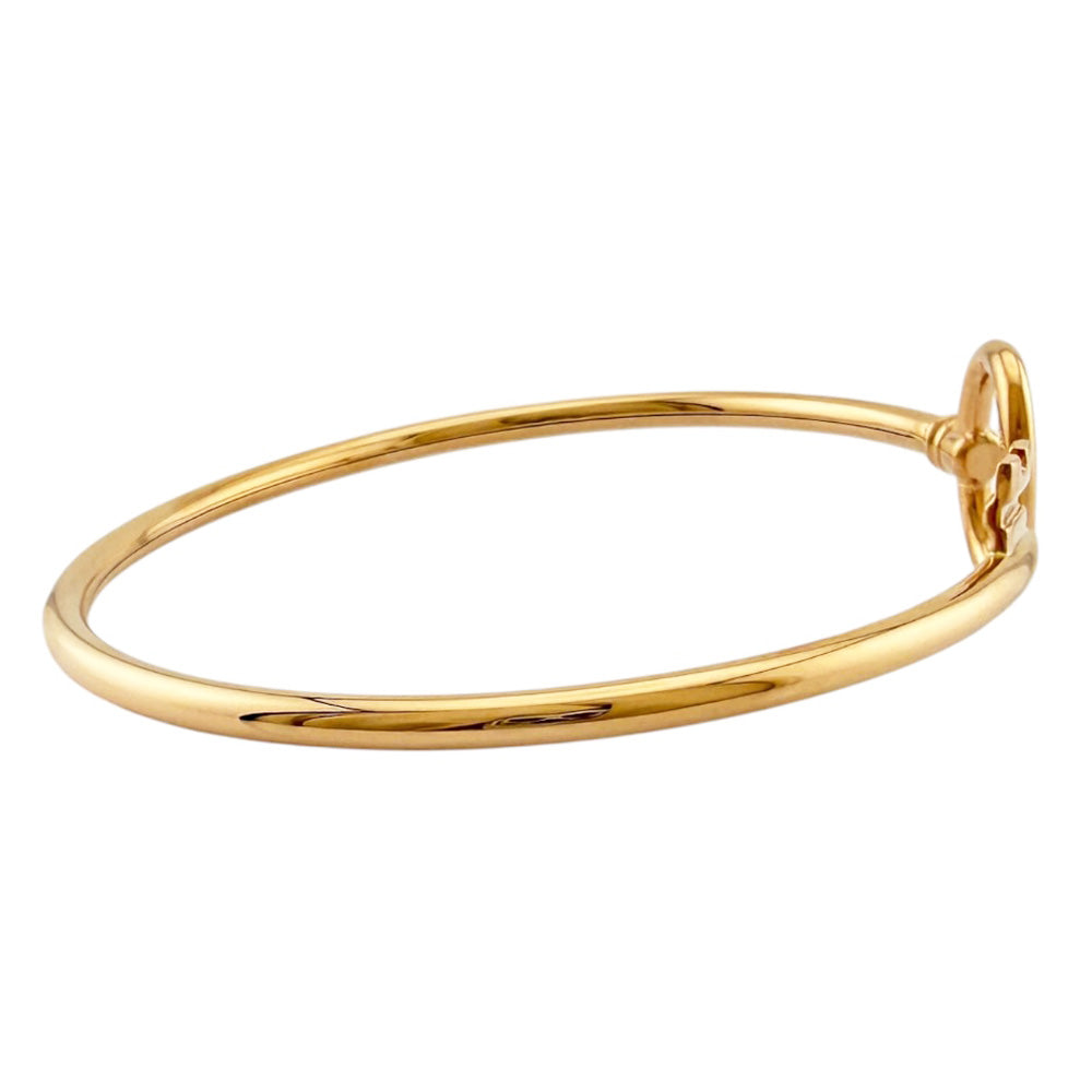 TIFFANY&Co. ティファニー オーバルキー バングル 18金 K18ピンク
