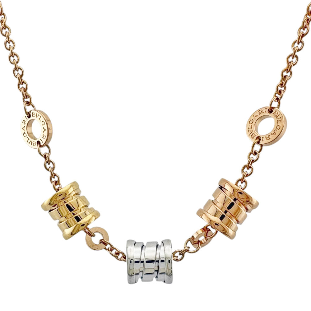 BVLGARI ブルガリ B-zero.1 エレメント ネックレス 18金 K18ピンク
