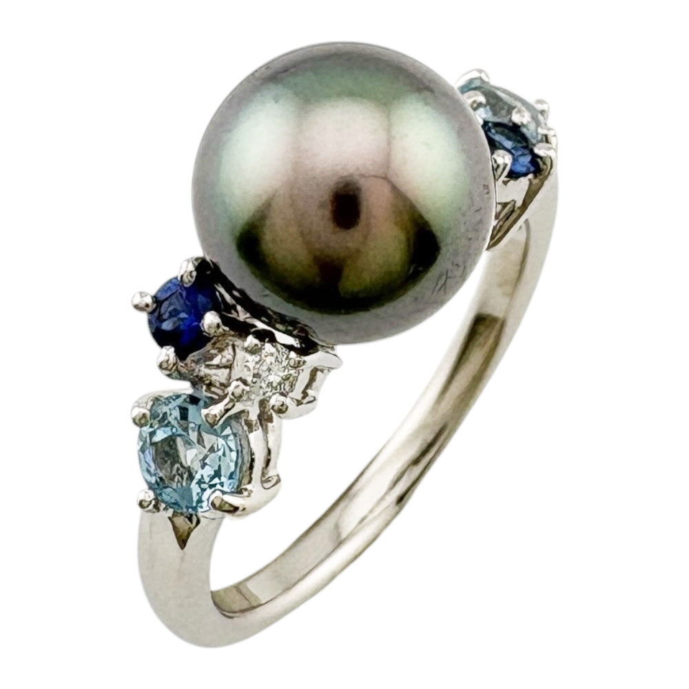 TASAKI Ring No. 10 Pt900 Platinum Pearl Ladies Used – 【公式