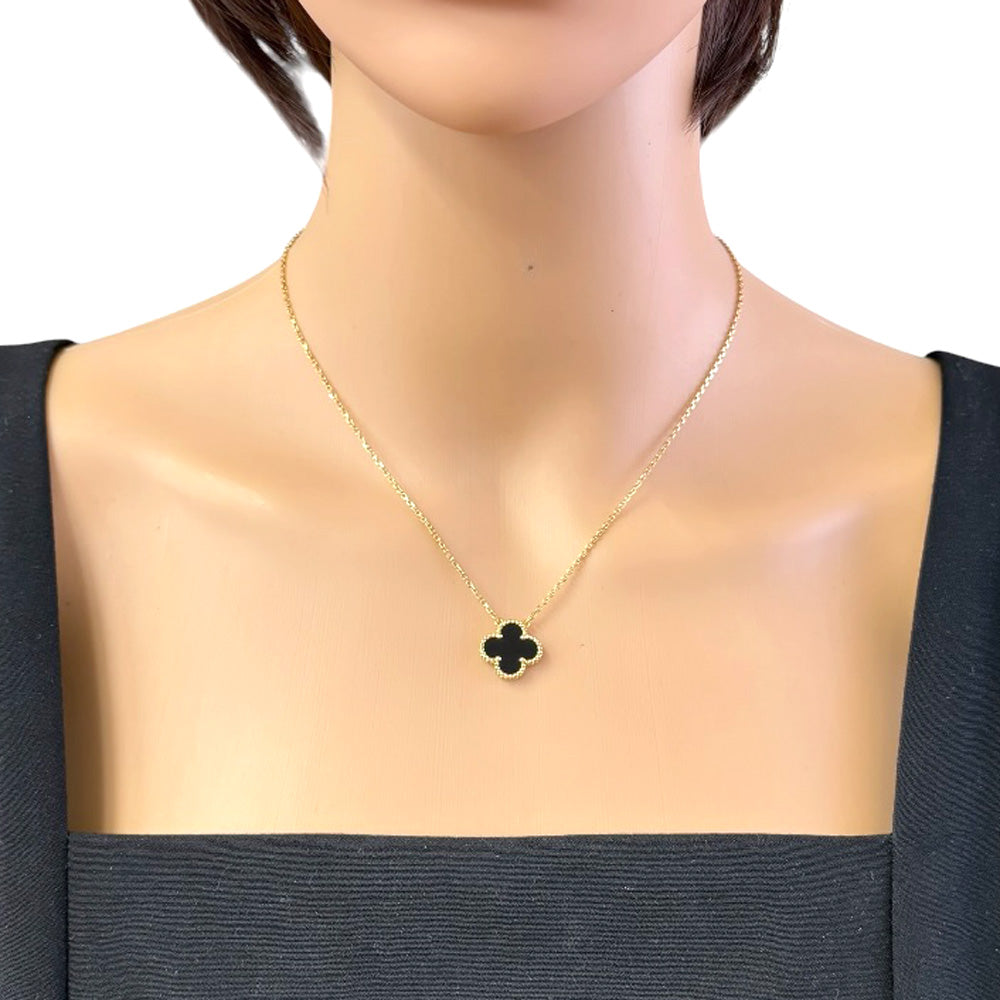 【極美品】 ヴァンクリーフ&アーペル ネックレス ブラック Van Cleef & Arpels ヴァンクリーフ＆アーペル ヴィンテージ