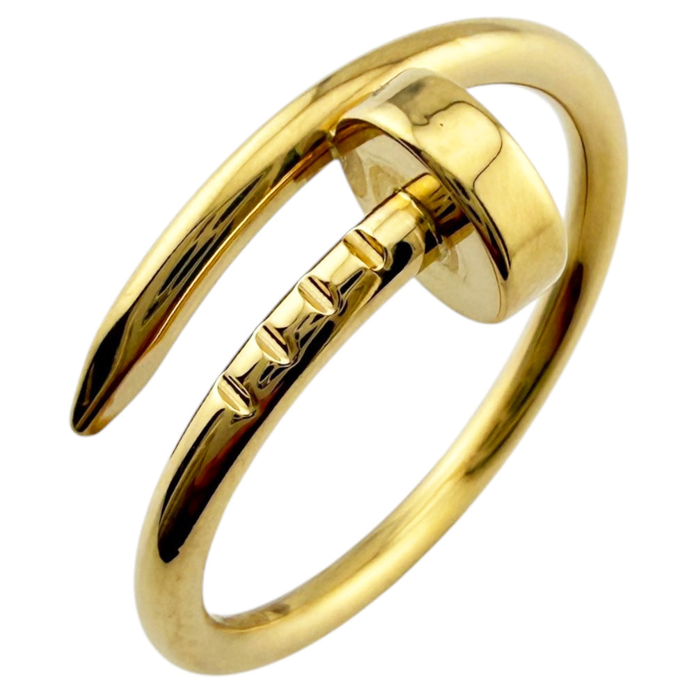 CARTIER カルティエ ジュストアンクル リング 指輪 8号 18金 K18