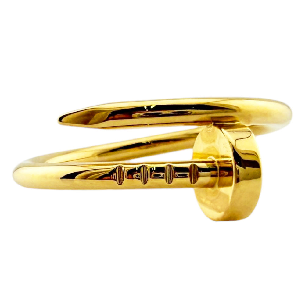 CARTIER カルティエ ジュストアンクル リング 指輪 8号 18金 K18