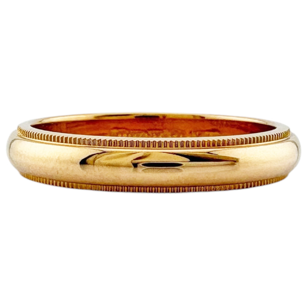 TIFFANY&Co. ティファニー ミルグレイン リング 指輪 22号 18金 K18
