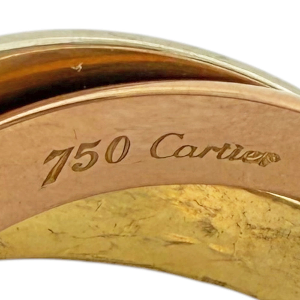 CARTIER カルティエ トリニティ リング 指輪 9.5号 18金 K18イエロー