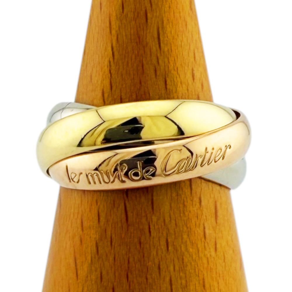 カルティエ CARTIER カルティエ トリニティ リング 指輪 #52 12号 3連 
