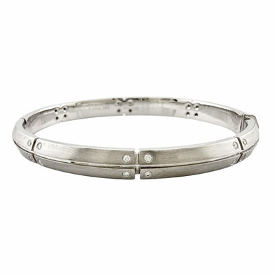 TIFFANY&Co. ティファニー ストリーメリカ バングル 18金 K18ホワイト