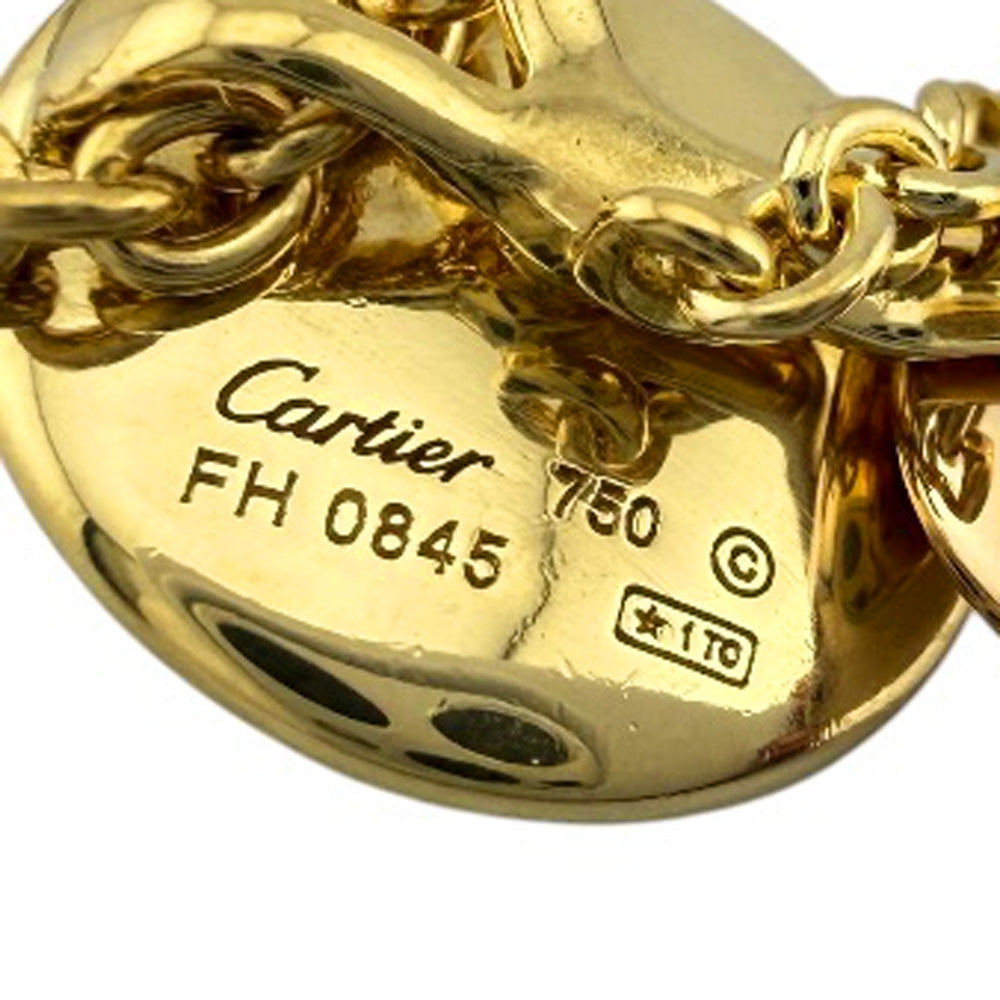 CARTIER カルティエ スイートトリニティ ネックレス 18金 K18イエロー