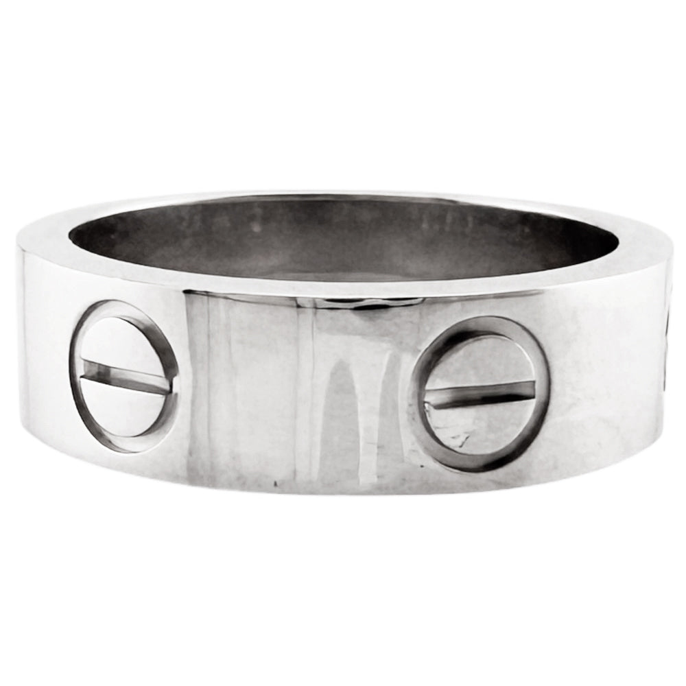 CARTIER カルティエ ラブ リング 指輪 9.5号 18金 K18ホワイトゴールド