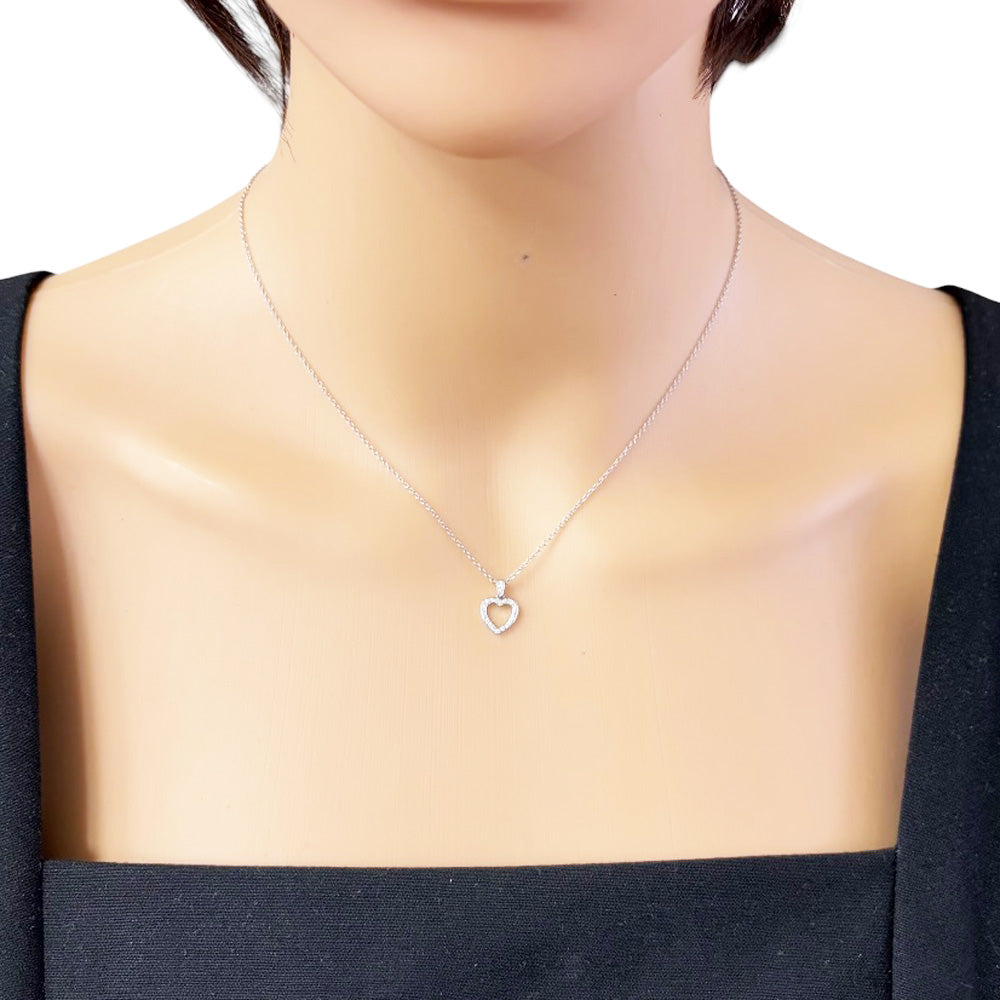 TIFFANY&Co. ティファニー メトロハート ネックレス Pt950プラチナ