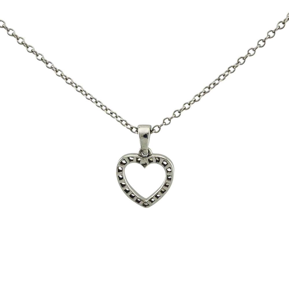 TIFFANY&Co. ティファニー メトロハート ネックレス Pt950プラチナ