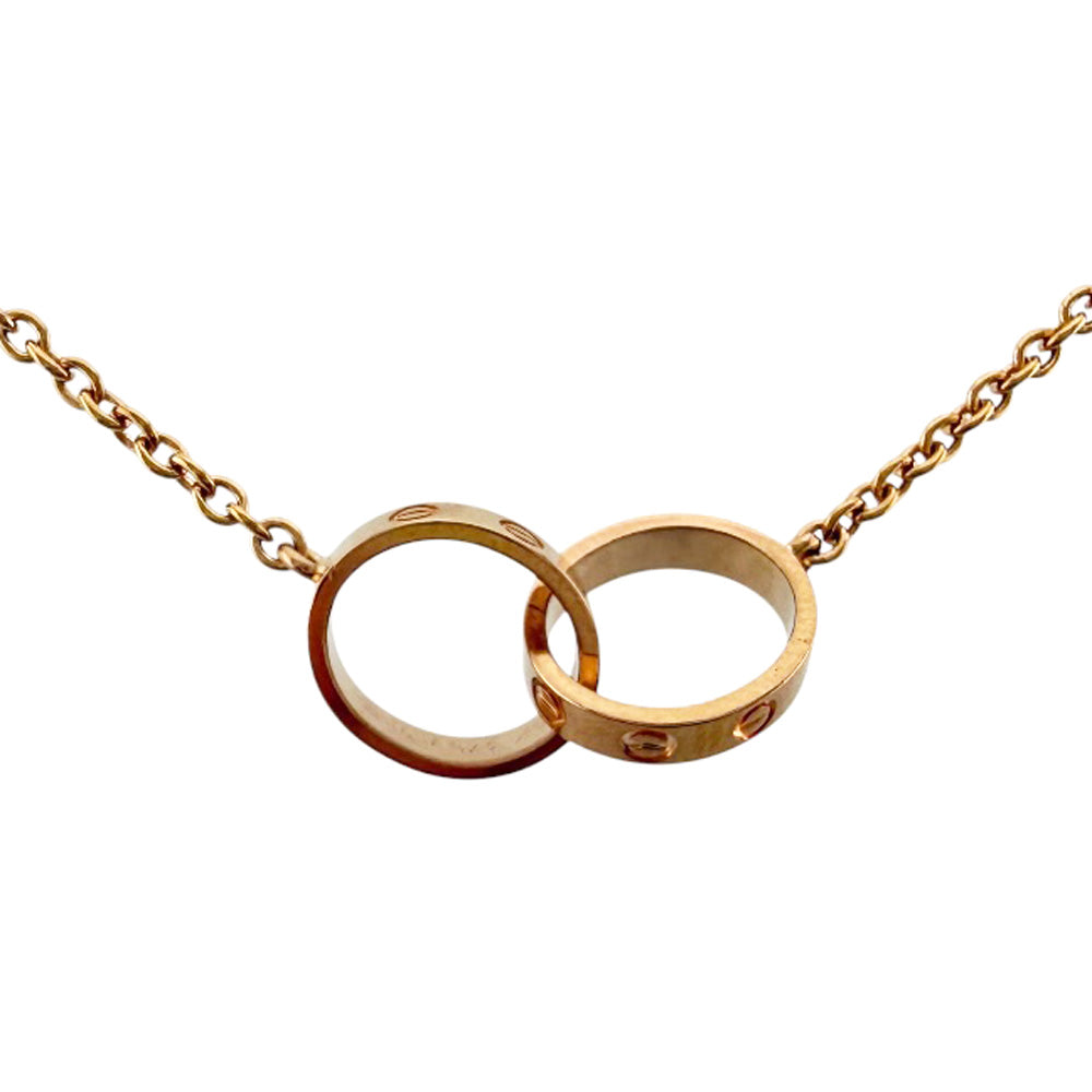 CARTIER カルティエ ベビーラブ ネックレス 18金 K18ピンクゴールド