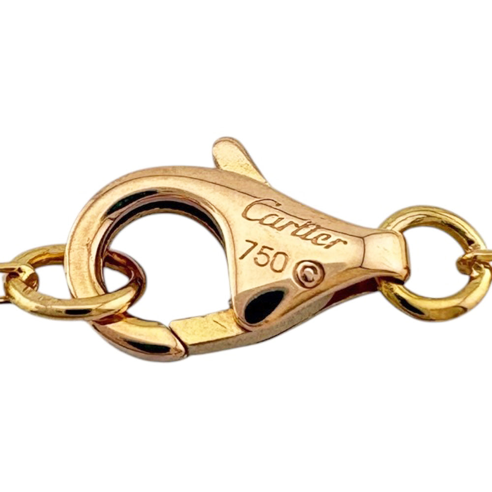 CARTIER カルティエ ドゥーブルC ネックレス 18金 K18ピンクゴールド 