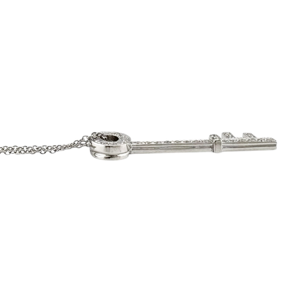 TIFFANY&Co. ティファニー オーバルキー ネックレス Pt950プラチナ