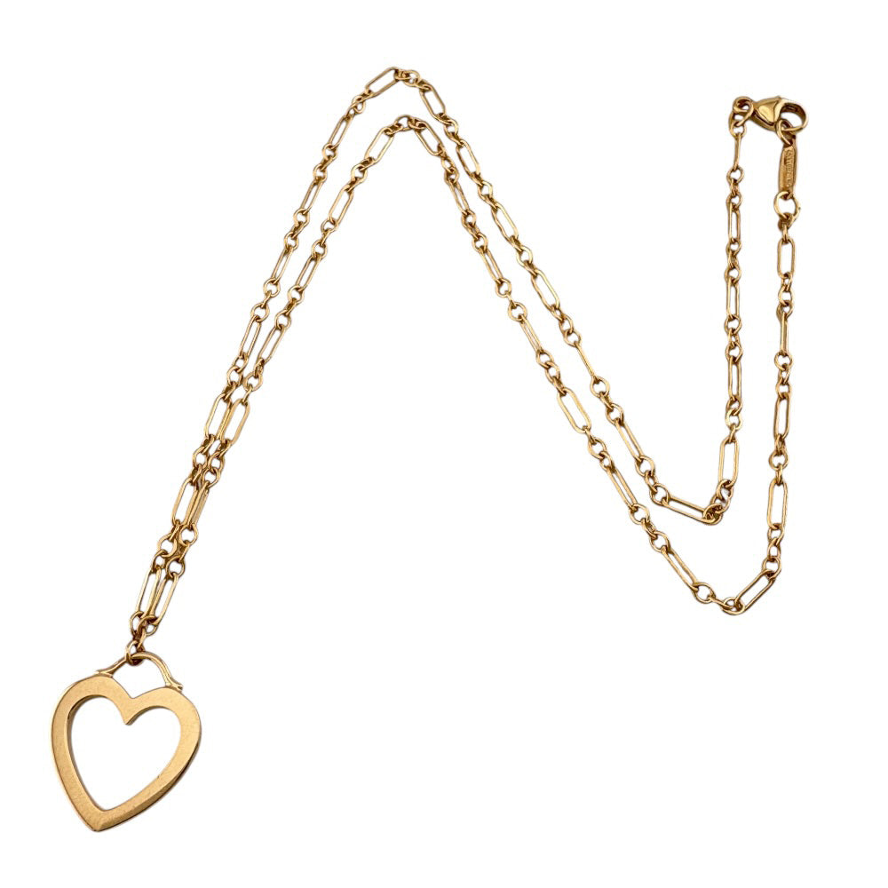 TIFFANY&Co. ティファニー センチメンタルハート ネックレス 18金 K18 