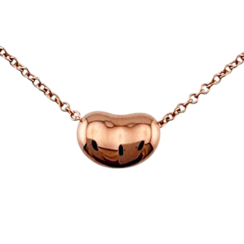 TIFFANY&Co. ティファニー ビーン ネックレス 18金 K18ピンクゴールド