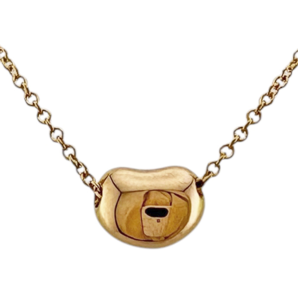 絵来夢！Tiffany & Co. ビーンズ　ネックレス　AU750 TIFFANY&Co. ティファニー ビーン ネックレス 18金 K18ピンクゴールド
