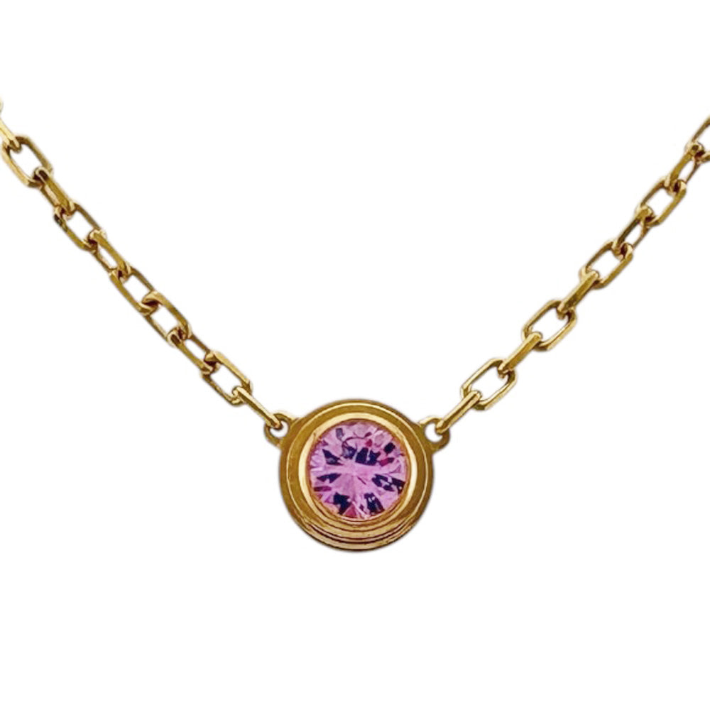 CARTIER カルティエ ダムール ディアマンレジェ ネックレス 18金 K18