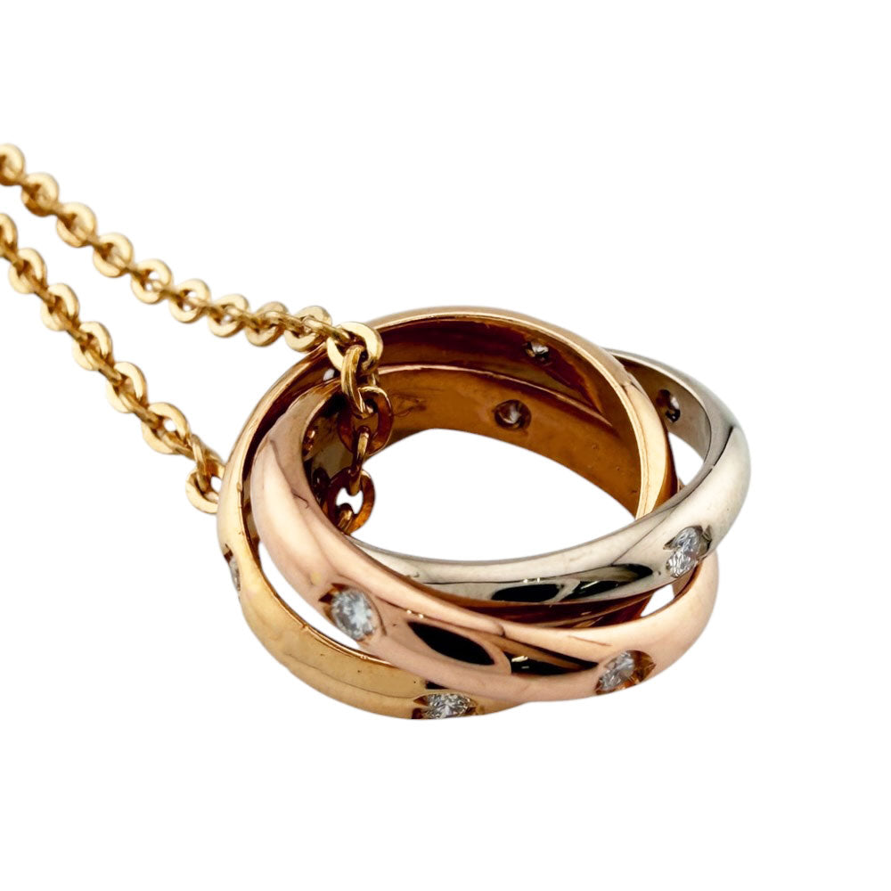 CARTIER カルティエ ベビートリニティ ネックレス 18金 K18イエロー