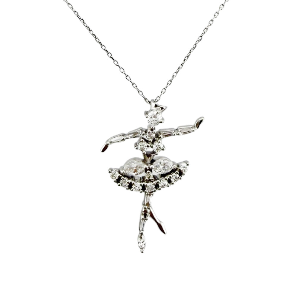 お値下げ中！ TASAKI by MHT midnight sky ネックレス TASAKI タサキ ネックレス Ptプラチナ ダイヤモンド レディース 中古