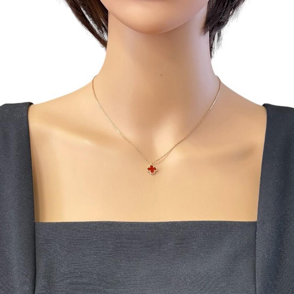 Van Cleef & Arpels スウィートアルハンブラ　カーネリアン Van Cleef & Arpels ヴァンクリーフ＆アーペル スウィートアルハンブラ