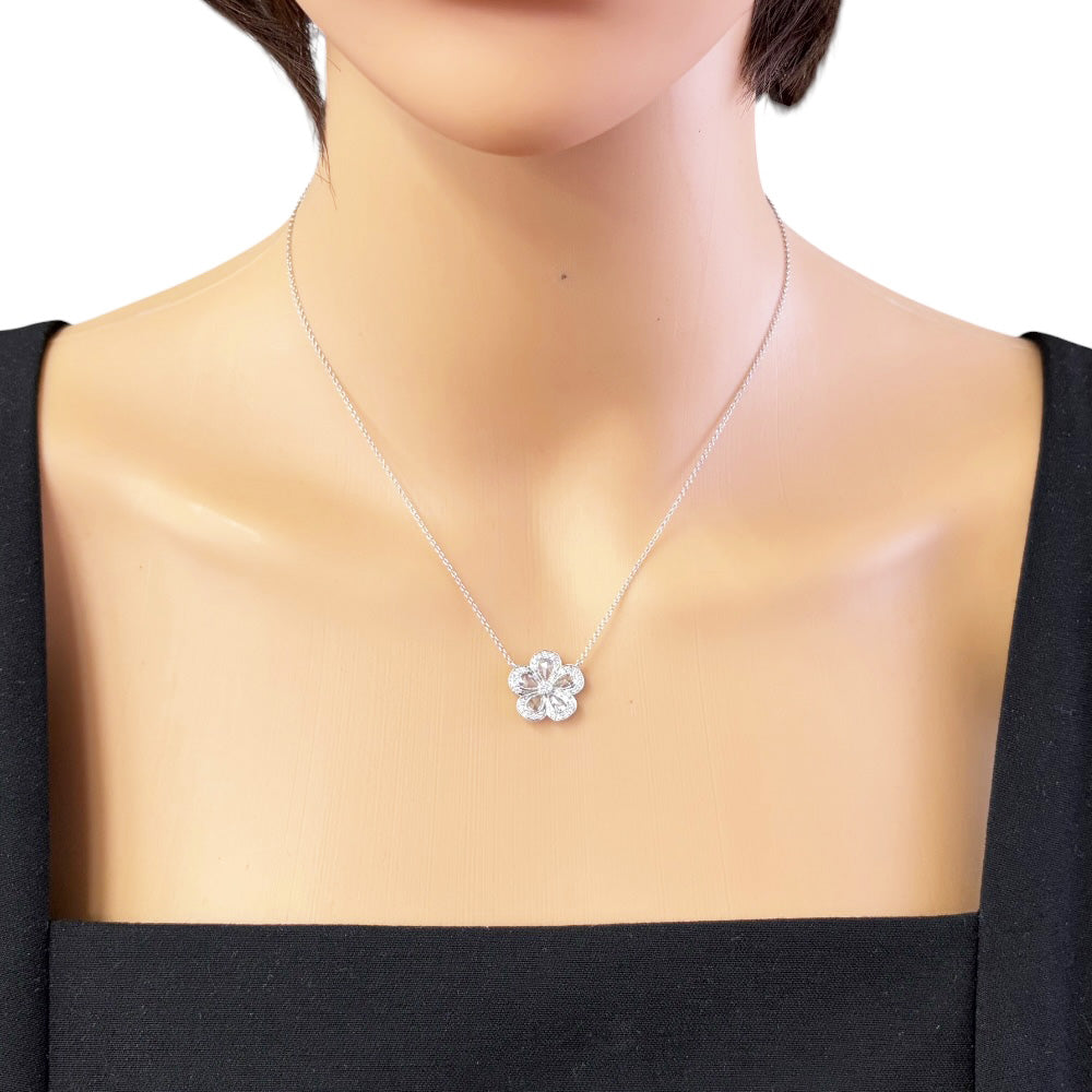 TIFFANY&Co. ティファニー ガーデンフラワー ネックレス Pt950プラチナ