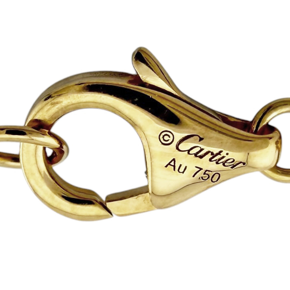 CARTIER カルティエ ラブ サークル ネックレス 18金 K18イエロー
