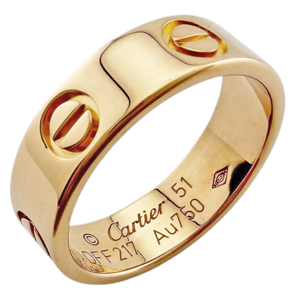 CARTIER カルティエ ラブ リング 指輪 11号 18金 K18ピンクゴールド