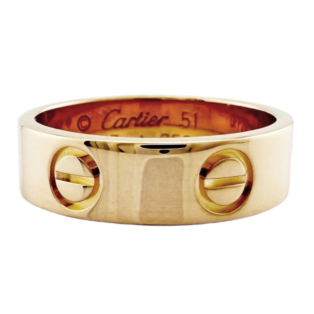 CARTIER カルティエ ラブ リング 指輪 11号 18金 K18ピンクゴールド