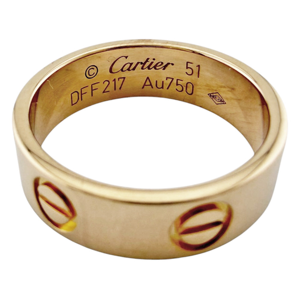CARTIER カルティエ ラブ リング 指輪 11号 18金 K18ピンクゴールド