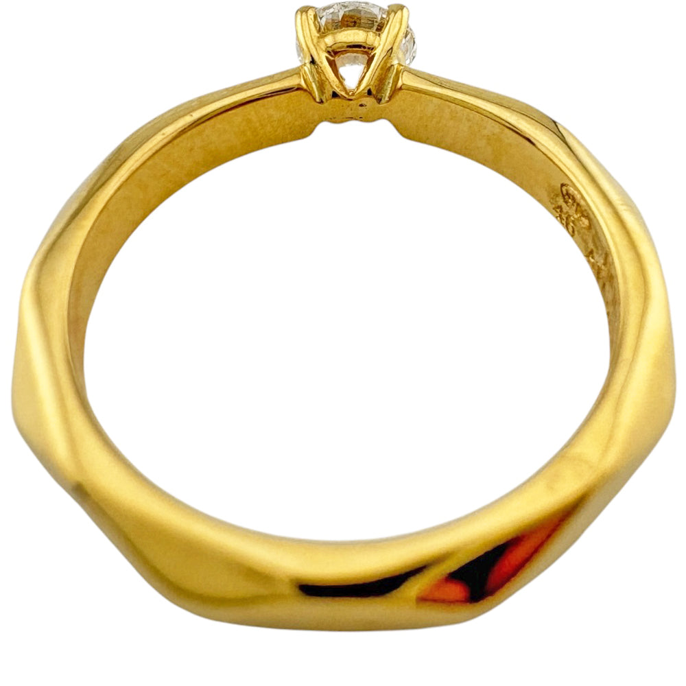Boucheron ブシュロン ファセット ソリテール リング 指輪 6号 18金