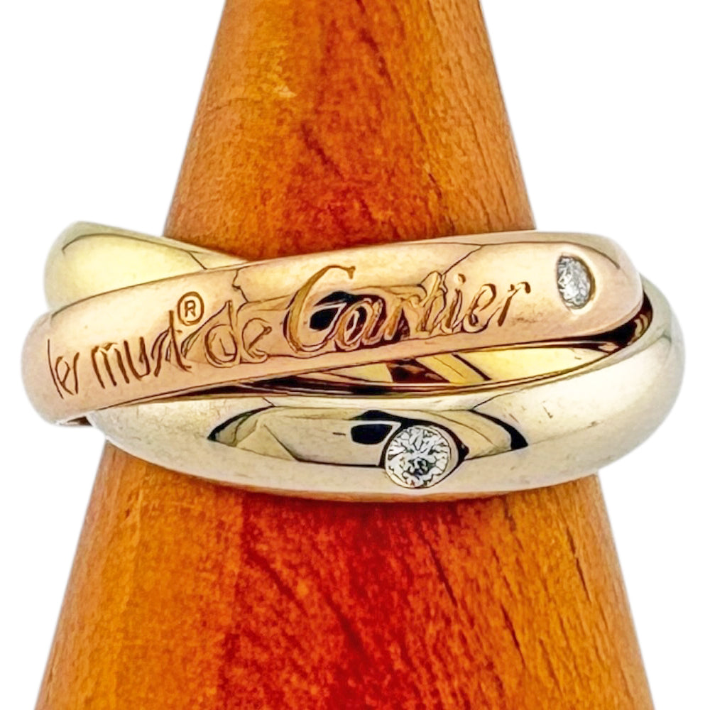 CARTIER カルティエ トリニティ リング 指輪 9.5号 18金 K18イエロー