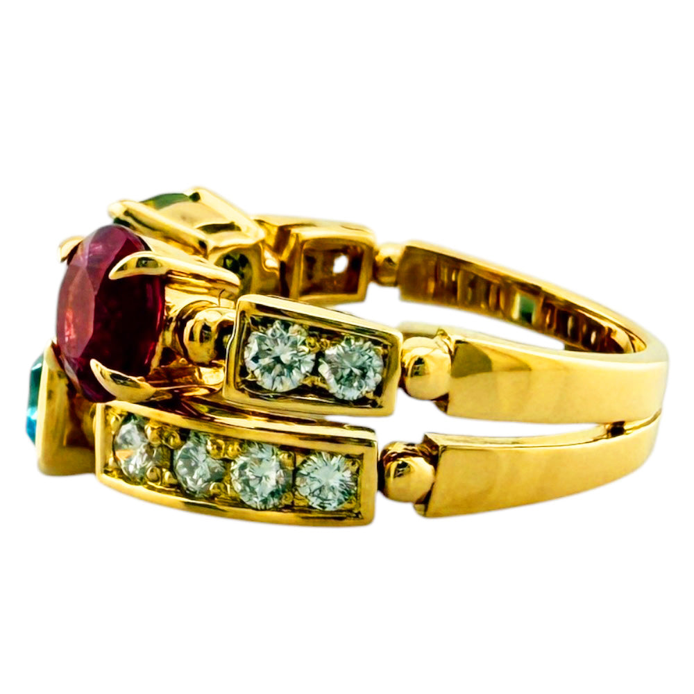 BVLGARI ブルガリ アレグラ リング 指輪 12号 18金 K18イエロー