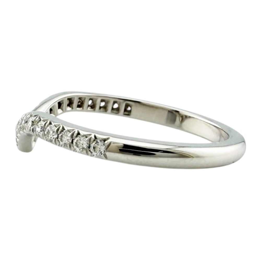 Tiffany & Co. ティファニー　ソレスト　Vリング　プラチナ TIFFANY&Co. ティファニー ソレストV リング 指輪 12.5号 Ptプラチナ