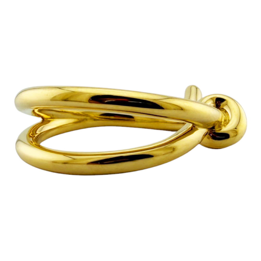 TIFFANY&Co. ティファニー ノットダブルロウ リング 指輪 15号 18金