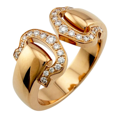 CARTIER カルティエ 2C ブークルセ リング 指輪 13.5号 18金 K18ピンク