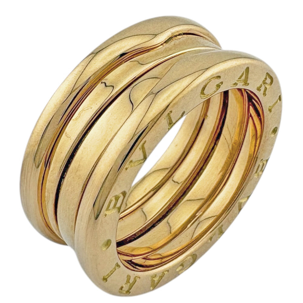 BVLGARI ブルガリ ビーゼロワン 3バンドリング リング 指輪 9号 18金 