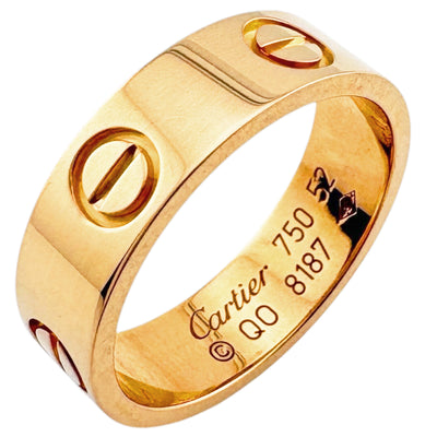 CARTIER カルティエ ラブ リング 指輪 12号 18金 K18ピンクゴールド