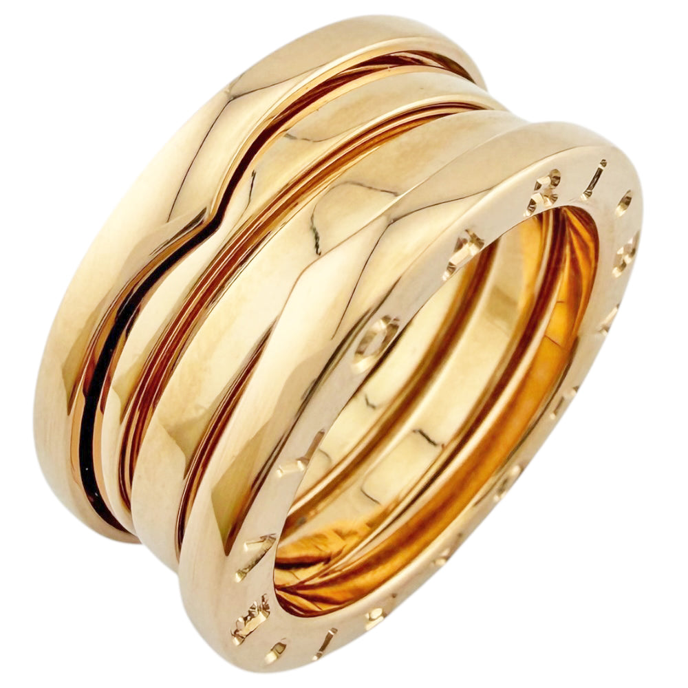 BVLGARI ブルガリ ビーゼロワン3バンド リング 指輪 9.5号 18金 K18 