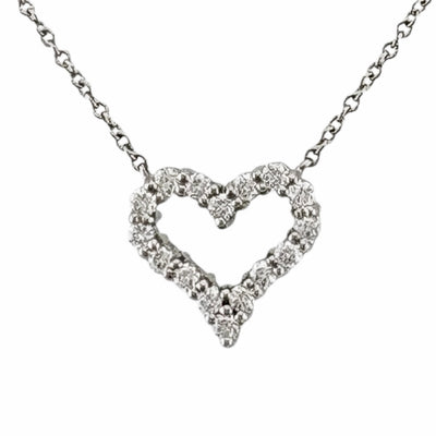 TIFFANY&Co. ティファニー センチメンタル ハート ネックレス Pt950