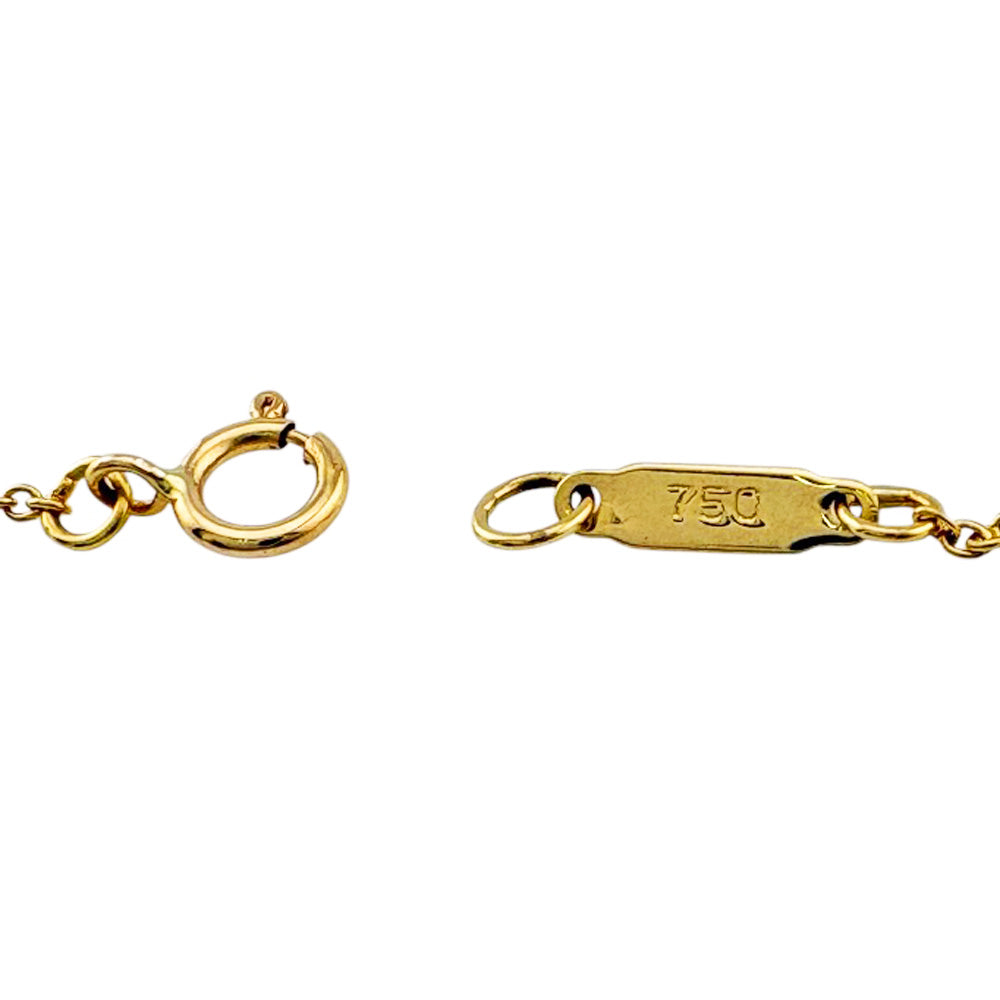 TIFFANY&Co. ティファニー ドッツ ピンチド ハート ネックレス 18金