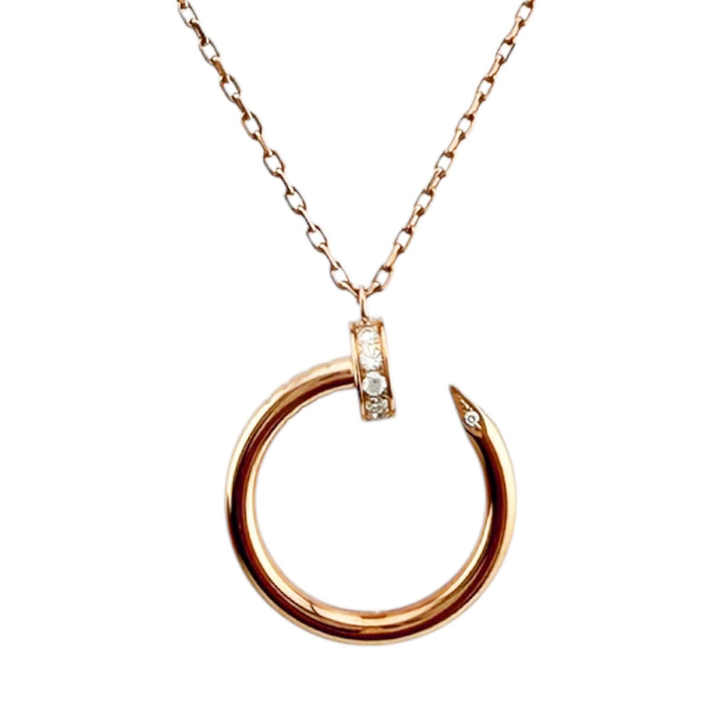 CARTIER カルティエ ジュストアンクル ネックレス 18金 K18ピンク