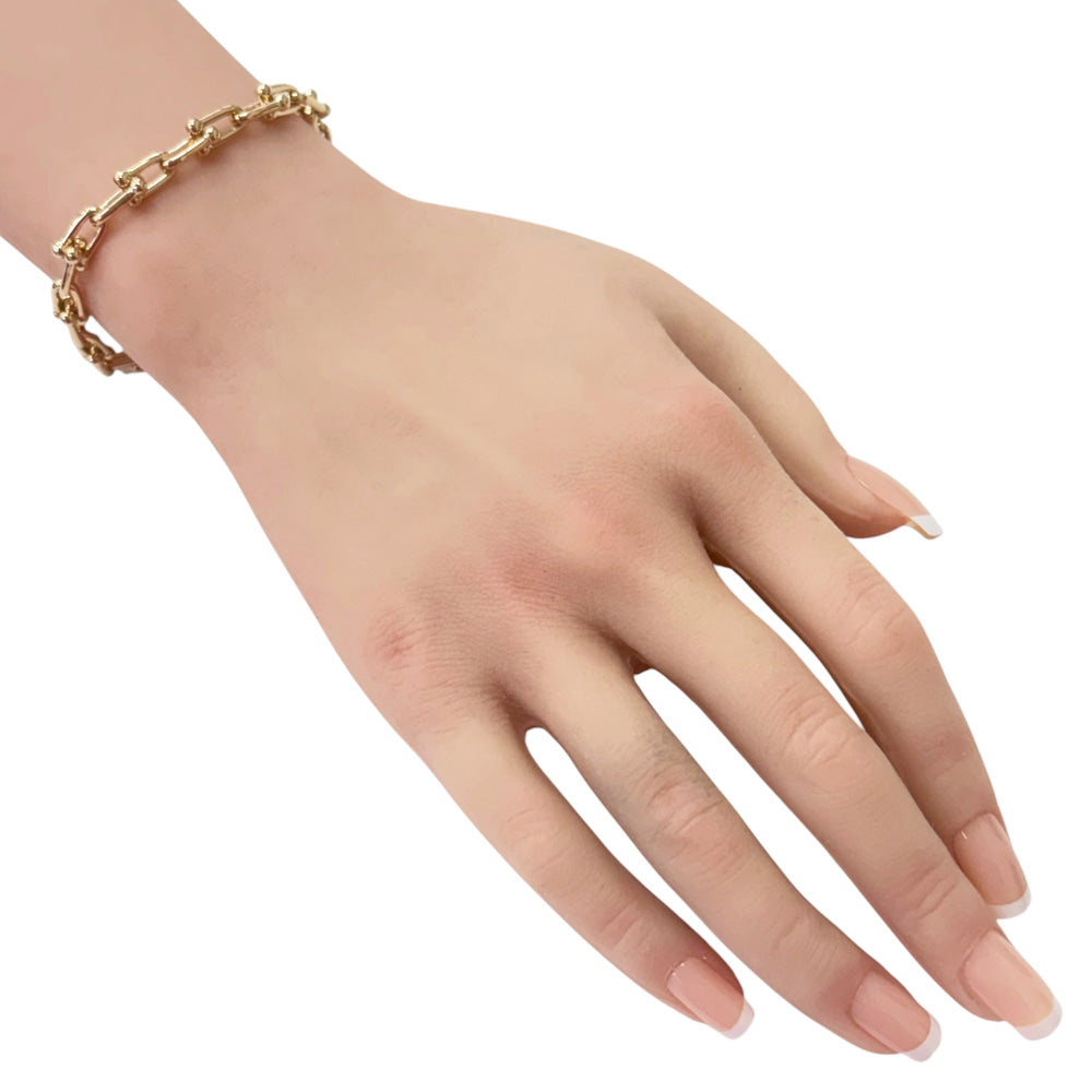 TIFFANY&Co. ティファニー ハードウェア スモール リンク ブレスレット 