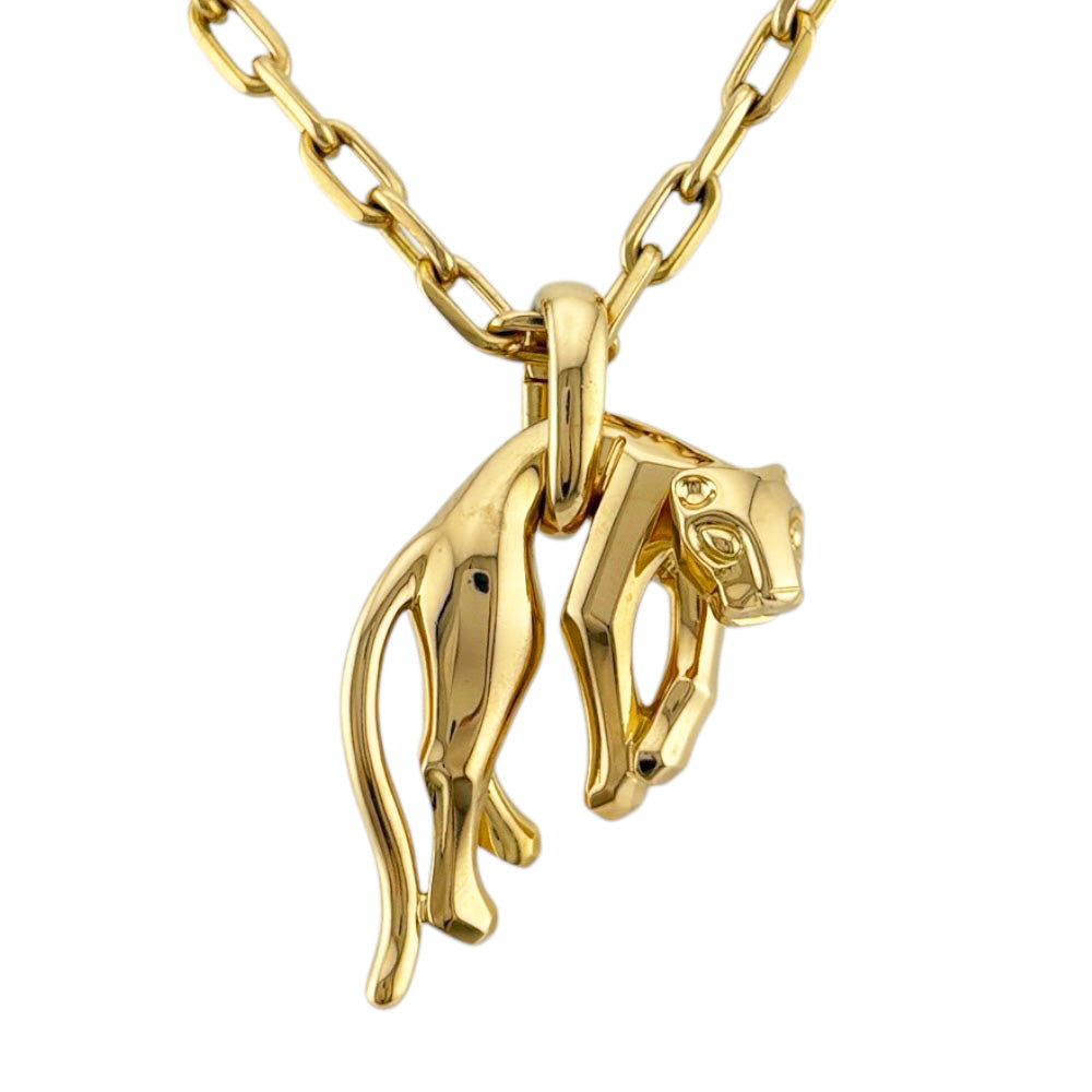 CARTIER カルティエ パンテール ネックレス 18金 K18イエローゴールド 
