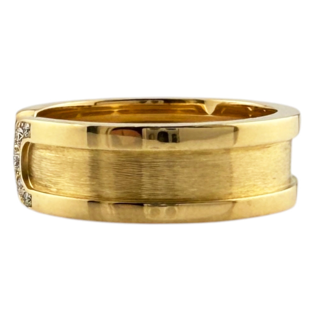 CARTIER 卡地亚 2C 戒指 戒指 13 号 18K K18 黄金钻石 女士二手