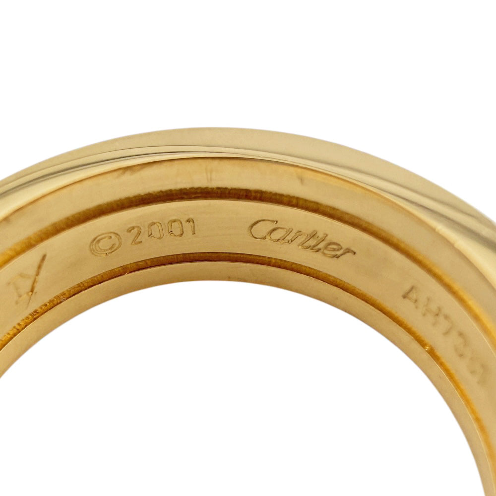 CARTIER 卡地亚 2C 戒指 戒指 13 号 18K K18 黄金钻石 女士二手