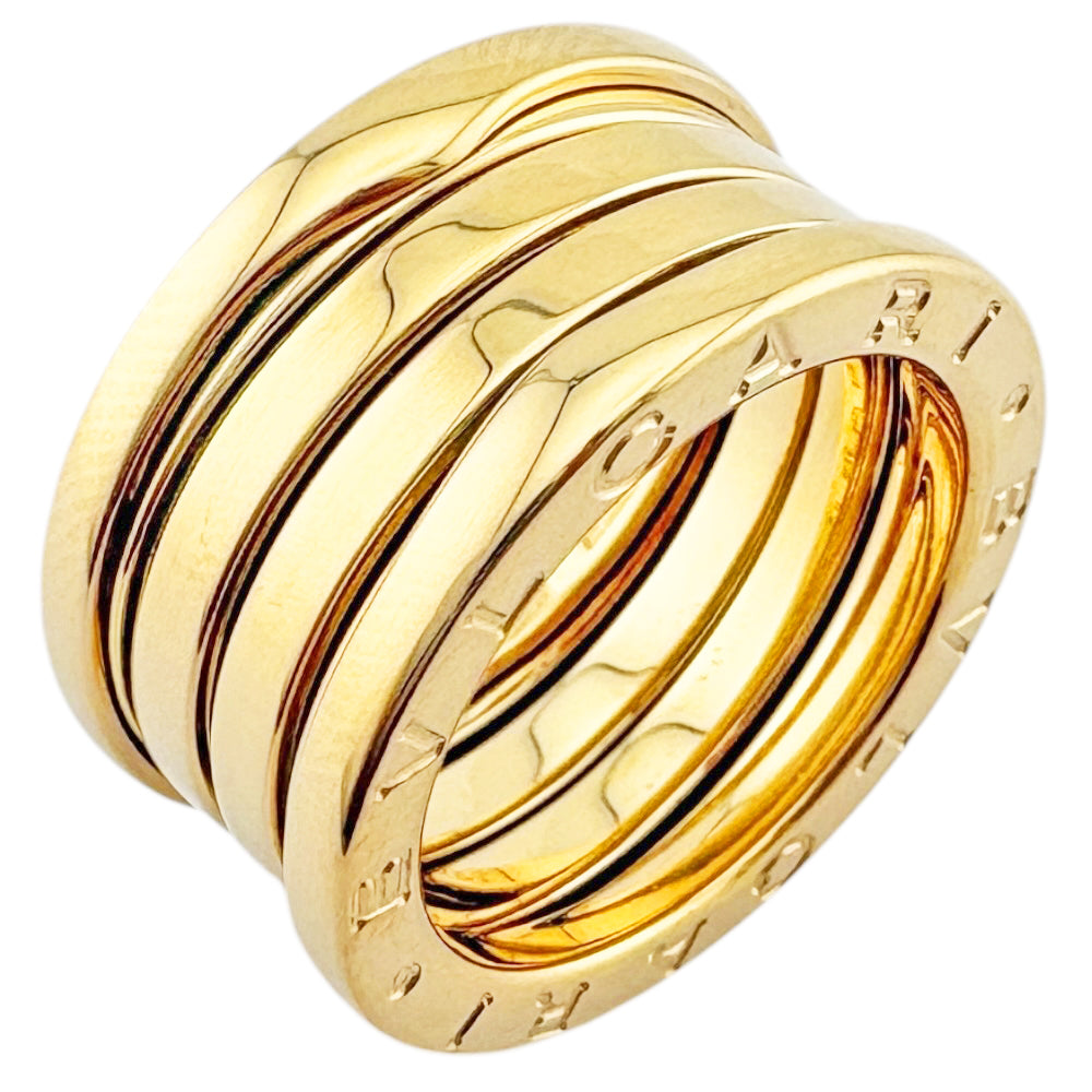 BVLGARI ブルガリ ビーゼロワン 4バンド リング 指輪 8.5号 18金 K18