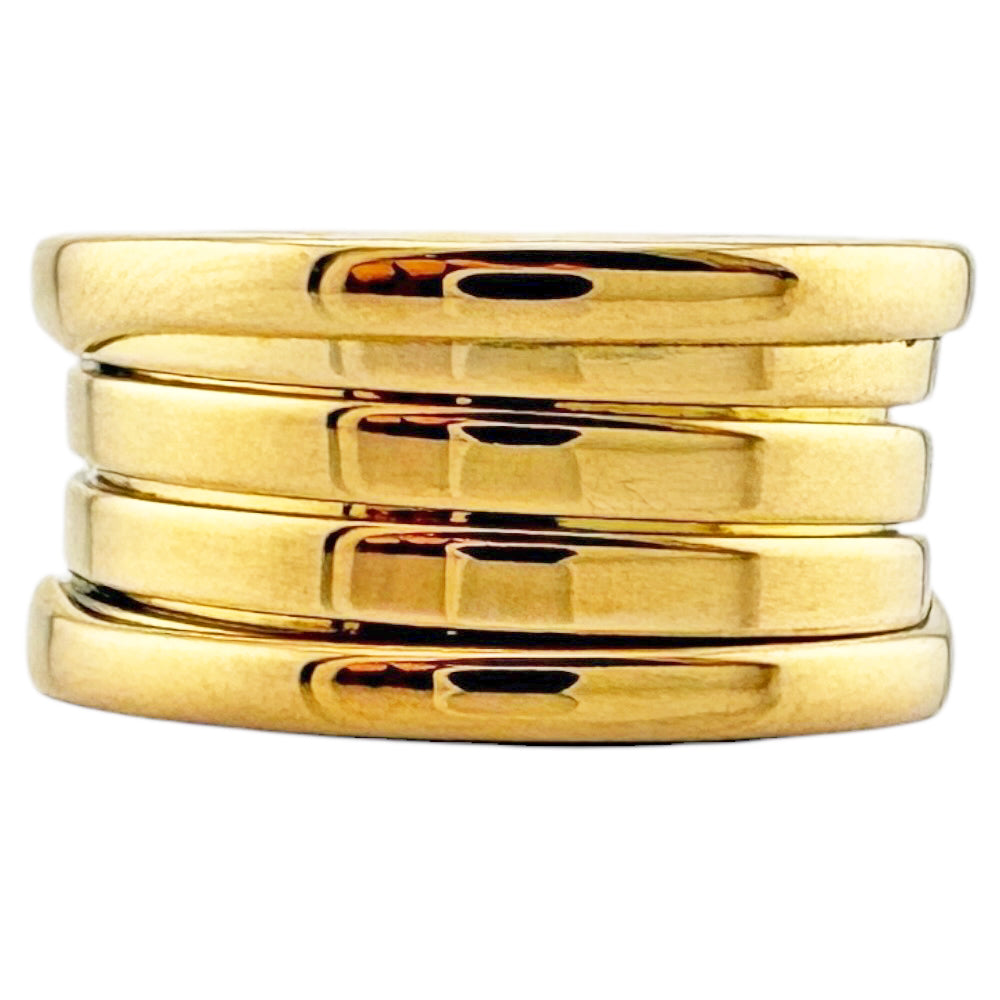 BVLGARI ブルガリ ビーゼロワン 4バンド リング 指輪 8.5号 18金 K18